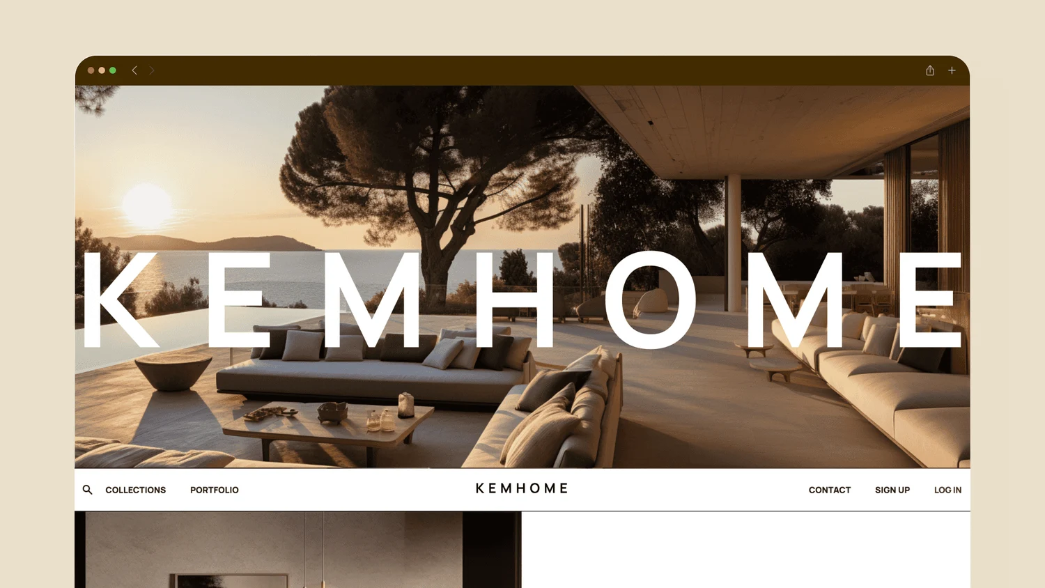 Kemhome — project cover from Alvin’s current portfolio